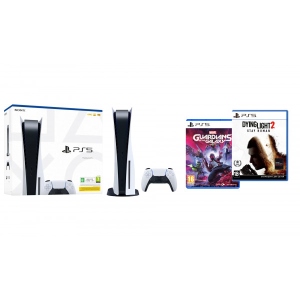 Ігрова приставка PlayStation 5 + PS5 Marvel's Guardians of the Galaxy + PS5 Dying Light 2 Stay Human