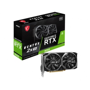 Відеокарта MSI GeForce RTX 3050 Ventus 2X XS 8G OC 8GB GDDR6 128bit (RTX 3050 VENTUS 2X XS 8G OC)