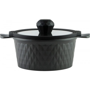 Каструля Pepper Black Ice Greblon C2 1,5л. 16x8.5 см (PR-6001)