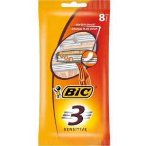Станок чоловічий одноразовий BIC Sensitive 3 8 шт. (3086126692586)