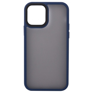 Чохол для смартфону Totu Matte Metal Buttons (PC+TPU) iPhone 12/12 Pro dark blue купити в Україні