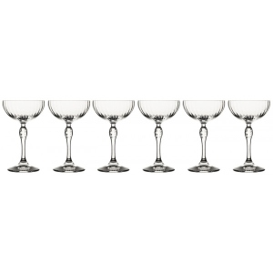 Набір келихів Bormioli Rocco America'20s Cocktail 6x220 мл (122137BAU021990)