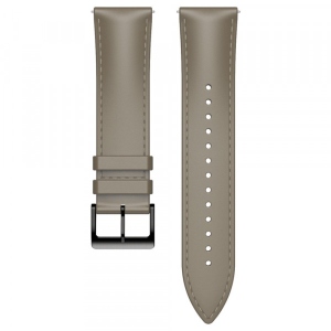 Ремінець для смарт-годинника MOBVOI for TicWatch Pro 5 24 mm Leather Watch Band Sandstone Gray (1234294)