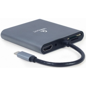 Хаб USB Cablexpert Type-C (A-CM-COMBO6-01)