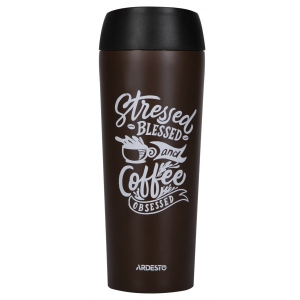 Термочашка Ardesto Coffee time Cup, 450 мл (AR2645DBB)