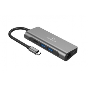 Хаб USB Cablexpert USB-C 5-в-1 (A-CM-COMBO5-01)