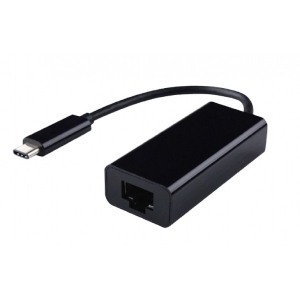 Перехідник USB-C - Ethernet Cablexpert USB 3.1 Type-C to LAN 0.15 m Black (A-CM-LAN-01)