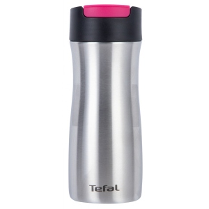 Термочашка Tefal COFFEE-TO-GO 300 мл, нерж/рожевий
