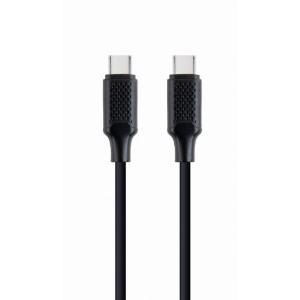 Кабель синхронізації даних Cablexpert USB 2.0 Power Delivery (PD) 60 Ватт, C-папа/C-папа, 1,5 m (CC-USB2-CMCM60-1.5M)
