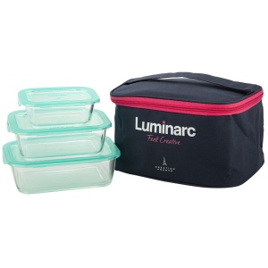 Уцінка - Набір ємностей для зберігання Luminarc Keep'n'box + сумка (P6634) ##