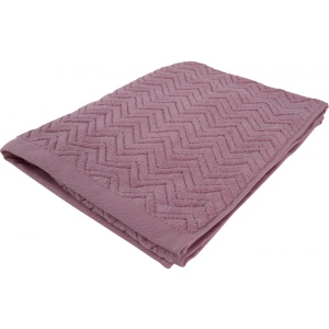 Рушник для обличчя GM Textile махровий жакардовий велюр рожевий 50х90