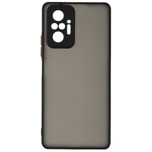 Уцінка - Чохол для смартфону MakeFuture Frame Matte PC+TPU Xiaomi Redmi Note 10 Pro Black (MCMF-XRN10PBK) #