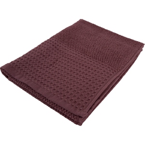 Рушник для обличчя GM Textile махровий вафельний бордюр теракот 50х90