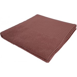 Рушник банний GM Textile махровий вафельний бордюр світло-теракотовий 70х140