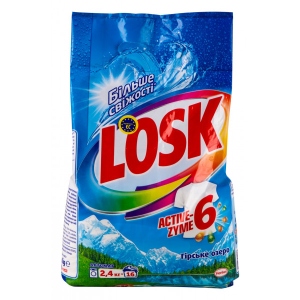 Пральний порошок Losk Гірське Озеро 2.4 кг (9000101411768)