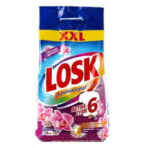 Пральний порошок Losk аромат Малайзійських квітів 6 кг