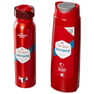 Подарунковий набір для догляду за тілом Old Spice Chef Аерозоль.дез. 150мл + Гель д/душа Whitewater 250мл