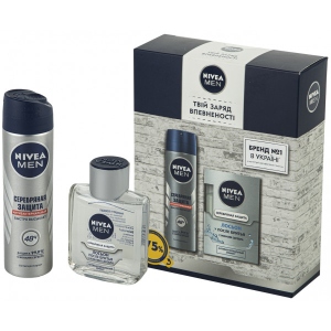Подарунковий набір для догляду за тілом NIVEA Срібний захист, чоловічий