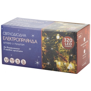 Гірлянда-штора BPNY White 320 LED, 3Мх3М, 3АА, 19,2W (116005)