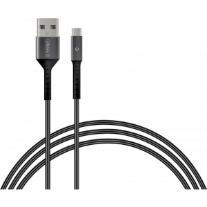 Кабель Intaleo CB0 USB-microUSB 1.2m Black/Grey (1283126495649)