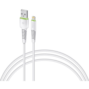 Кабель синхронізації даних Intaleo Lightning 1,2м White (CBFLEXL1)