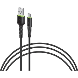 Кабель синхронізації даних Intaleo Micro USB 1,2м Black (CBFLEXM1)