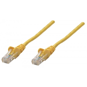 Кабель патч-корд Intellinet UTP Cat.5e 7.5м Yellow (737685)
