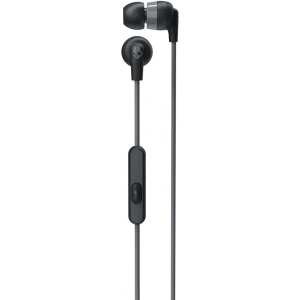 Навушники вкладиші дротові Skullcandy Inkd + Black/Black/Gray (S2IMY-M448) фірмовий сайт