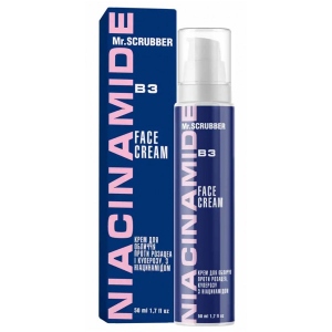 Крем для обличчя Mr.Scrubber проти розацеа і куперозу з ніацинамідом Niacinamide Face Cream 50мл