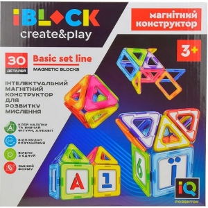 Магнітний конструктор IBLOCK PL-920-01 ціни