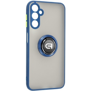 Чохол для смартфону Armorstandart Frosted Matte Ring for Samsung A14 4G / A14 5G Navy Blue (ARM68352)