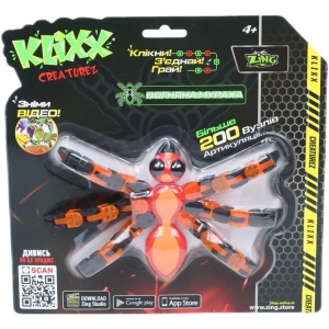 Інтерактивна іграшка пластикова Zing Klixx Creaturez - Fidget Вогняна мураха червоно-блакитна (KX120_B)