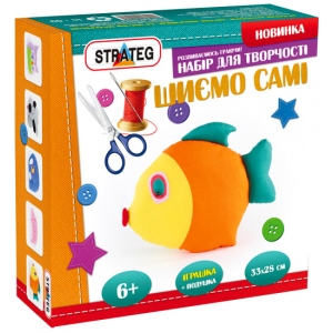 Набір для виготовлення іграшок Strateg Шиємо рибку (іп-06)
