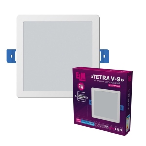 Світлодіодний світильник ELM Tetra V 9W 4000К IP20 (26-0088)