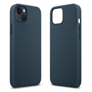 Чохол для смартфону MakeFuture Apple iPhone 13 Premium Silicone Abyss Blue (MCLP-AI13AB)