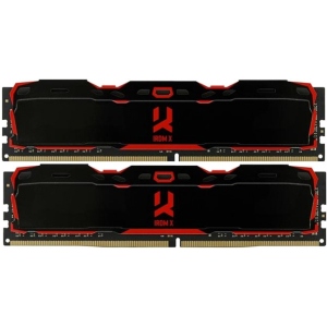 Память DDR Goodram DDR4 2x4GB/2666 Iridium X Black (IR-X2666D464L16S/8GDC)