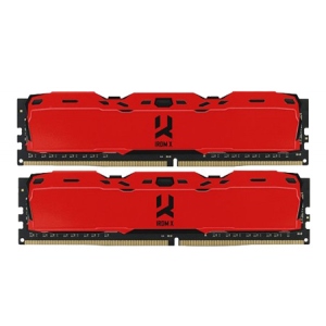 Память DDR Goodram DDR4 2x8GB/3000 Iridium X Red (IR-XR3000D464L16S/16GDC)