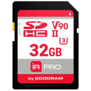 Карта пам'яті Goodram SDXC 32GB IRDM PRO V90 UHS-II U3 Retail (IRP-S9B0-0320R11)