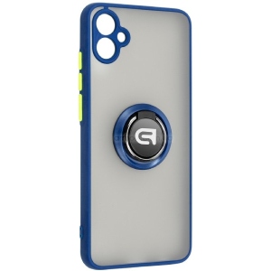Чохол для смартфону Armorstandart Frosted Matte Ring for Samsung A04e (A042) Navy Blue (ARM68348)
