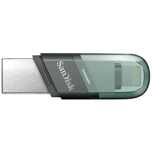 Флеш USB SanDisk USB3.1 128GB Lightning iXpand Flip Ice Mint (SDIX90N-128G-GN6NJ)