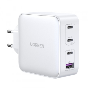 Мережевий зарядний пристрій UGREEN CD226 Nexode USB-A+3*USB-C 100W GaN Te ch Fast White (15337)