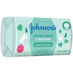 замовити Мило кускове дитяче Johnson’s Baby з молоком 100 г