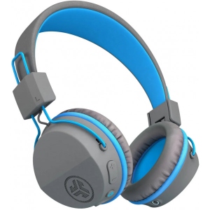 Навушники накладні бездротові JLab JBuddies Studio Kids Wireless Grey/Blue (IEUHBSTUDIORGRYBLU4)