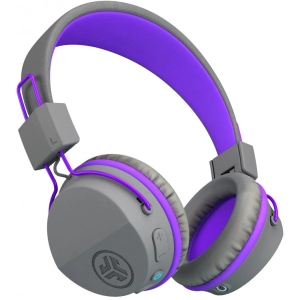 Навушники накладні бездротові JLab JBuddies Studio Kids Wireless Grey/Purple (IEUHBSTUDIORGRYPRPL4) в каталозі