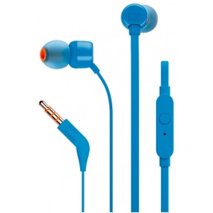Навушники вкладиші JBL T110 Blue (JBLT110BLU)
