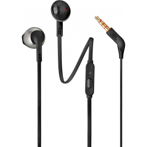 Навушники вкладиші JBL T205 Black (JBLT205BLK)