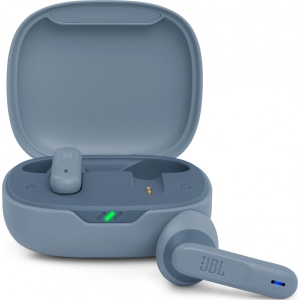 Навушники вкладиші бездротові TWS JBL Wave 300 Blue (JBLW300TWSBLU)