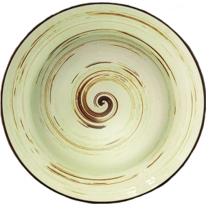 Тарілка супова Wilmax Spiral Pistachio 25.5 см (WL-669127 / A)