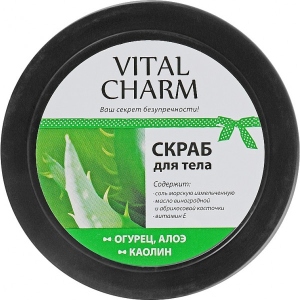 Скраб для тіла Vital Charm Огурец 250 г (4820091140357) купити