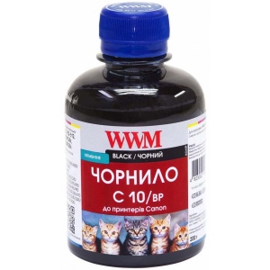 Чорнило WWM Canon PG440/510/512/PGI520 BlackPigmen (C10/BP)